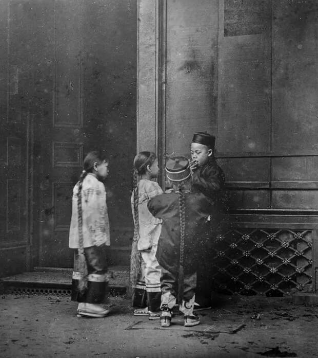 Чайна-таун в Сан-Франциско перед землетрясением 1906 года