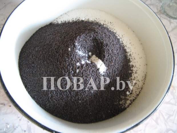 Маковый пирог с яблоками рецепт