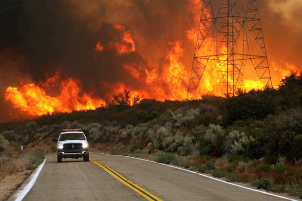 Лесные пожары в США. Фото: Justin Sullivan / Getty Images / Fotobank.ru