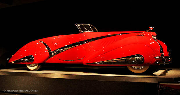 Двухместный кабриолет Cadillac V16 Series 90 1937 Hartmann, cadillac, кабриолет, олдтаймер, ретро атвомобиль