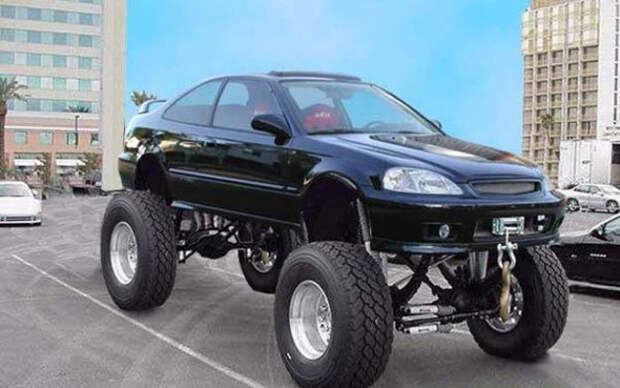 Honda Civic бигфут, внедорожник, джип