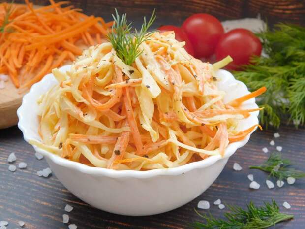 Салаты из моркови - 9 вкусных рецептов