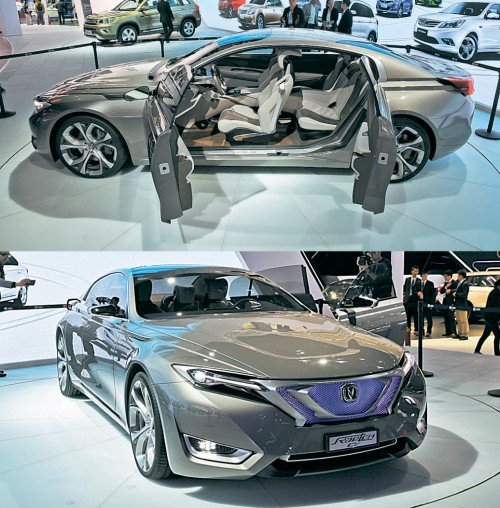 Дизайн-студии фирмы Changan работают над перспективными моделями. Знакомый в России среднеразмерный седан Raeton может получить версию купе. Лишенный средней стойки автомобиль смотрится авангардно. Вот только мощности двигателей объемом 1,8 и 2,0 л (они же приводят нынешний Raeton и Changan CS75) для такой машины явно недостаточно.