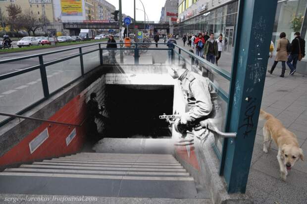 46. Берлин 1945-2010. Бой за станцию меро Франкфуртераллее - Frankfurter allee. Связь времен, берлин, история, фото