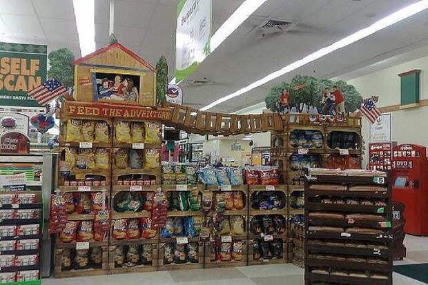 Красивые дисплеи с продуктами Красивые дисплеи с продуктами продукты, супермаркет