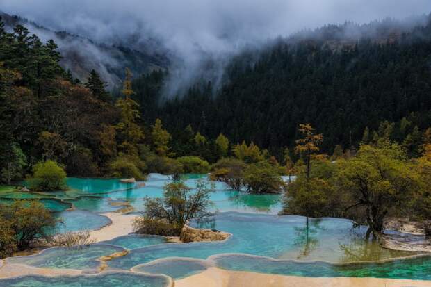 Национальный парк Huanglongsi , Китай земля, кадр, красота, природа, фото