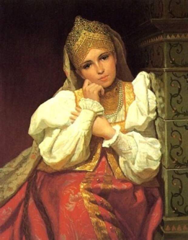Как на Руси отличали девицу от замужней женщины девица, замужняя, история, русь, факты