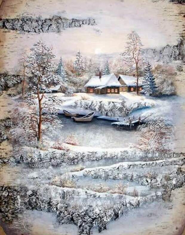 Зимние Картинки Для Декупажа
