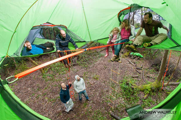 Дом на дереве: многоярусная палатка-гамак Tentsile, палатка-гамак