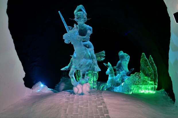 Ледяная сказка. заполярье, ледяные фигуры, Зимняя сказка, фотография, скульптура, лёд, длиннопост