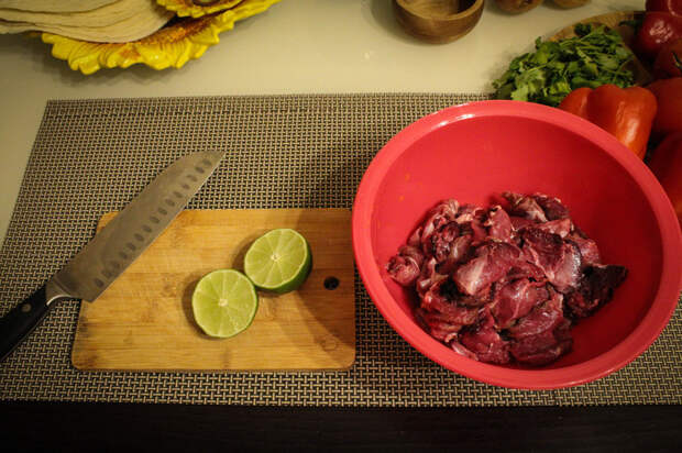 Фахитас с говядиной мексиканская кухня, фахитас, длиннопост, еда, рецепт