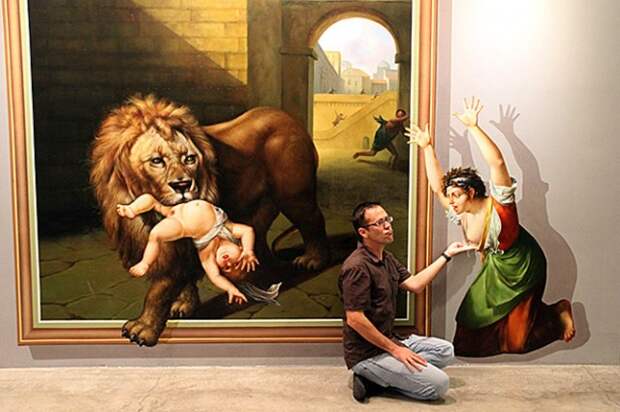 Музей оптический иллюзий в Корее Музей оптический иллюзий в Корее