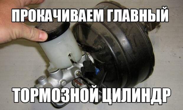 Прокачка главного тормозного цилиндра toyota