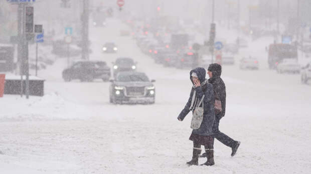 Пик снегопада в Москве пройден: циклон смещается на север