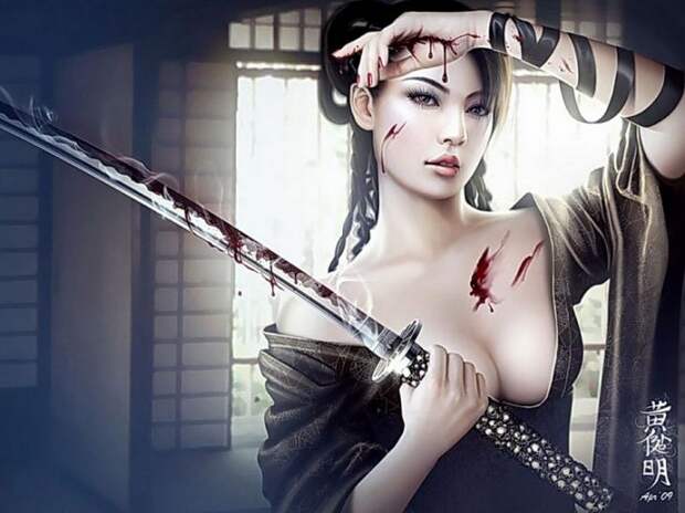РИСОВАННЫЕ ДЕВУШКИ В СТИЛЕ FANTASY