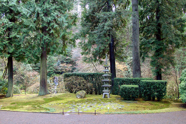 Красивые фото японского сада в Портлэнде, Орегон