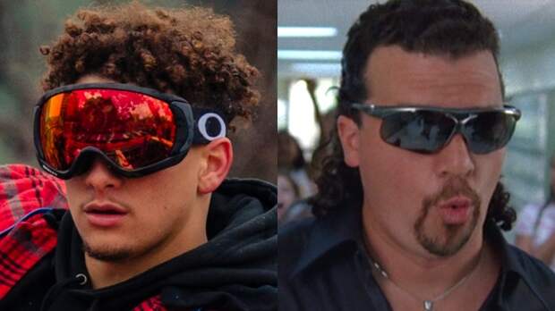 Patrick Mahomes and Kenny Powers