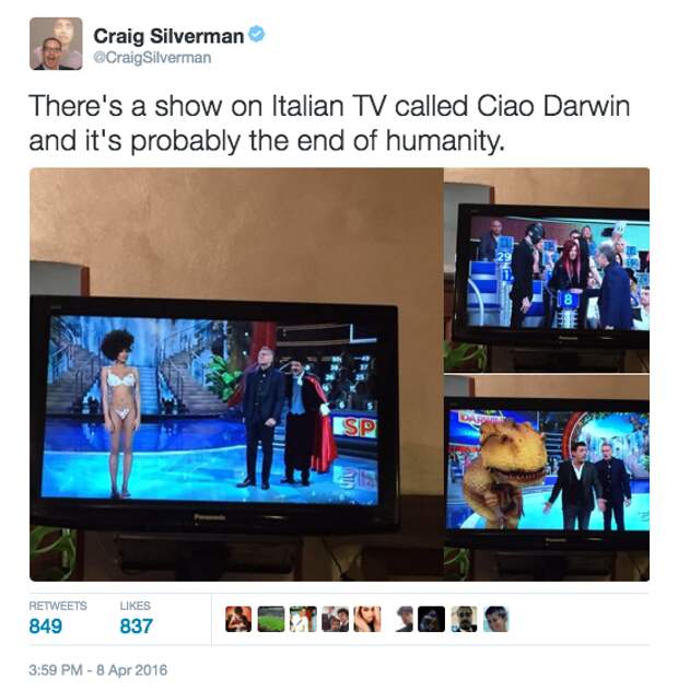 So I did what I do whenever I've made a snap judgment about something I know next to nothing about: I tweeted.