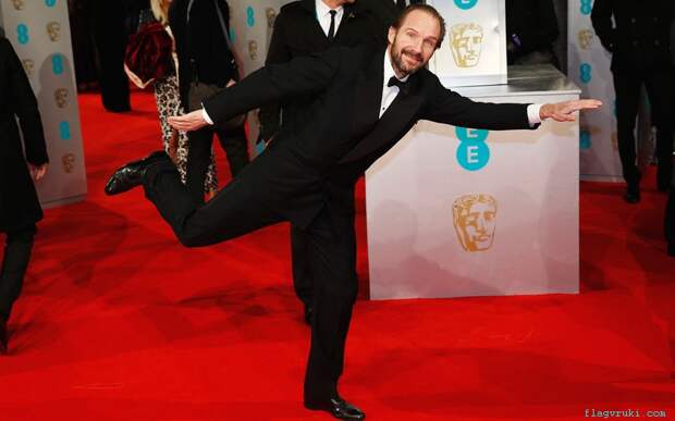 Британский актёр Рэйф Файнс прибыл на церемонию награждения Британской академии кино и телевизионных искусств (BAFTA) в Королевском театре в Ковент-Гардене, Лондон.