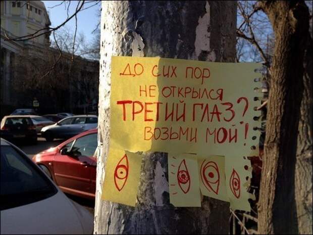 Прикольные надписи и объявления