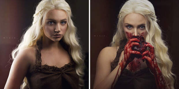 Khaleesi Before And After Becoming The Dothraki Queen