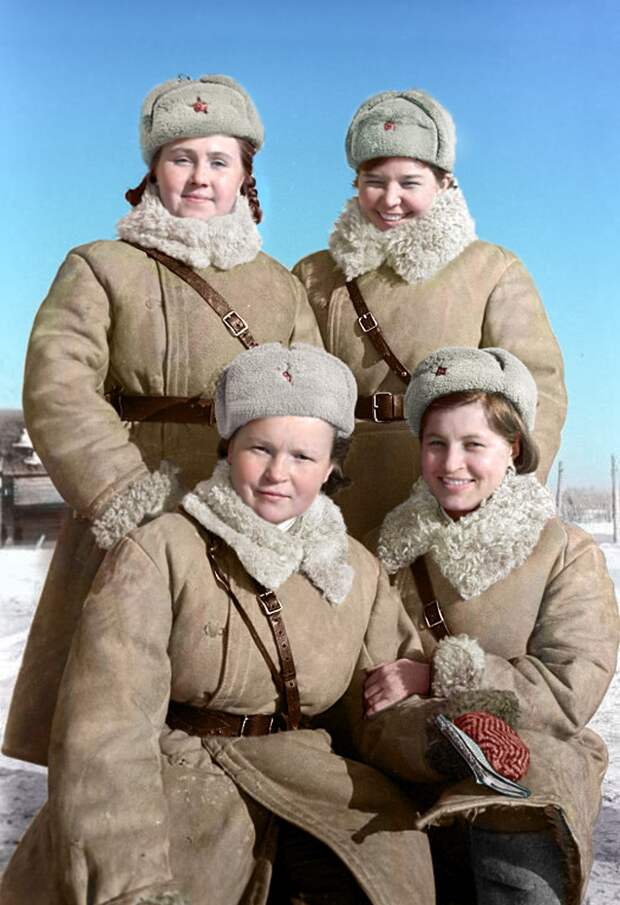 Traffic controllers, Wolchow Front, 01.01.1943 Traffic controllers, Wolchow Front, 01.01.1943