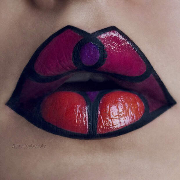 Визажист превращает свои губы в завораживающие произведения искусства  визажист, губы
