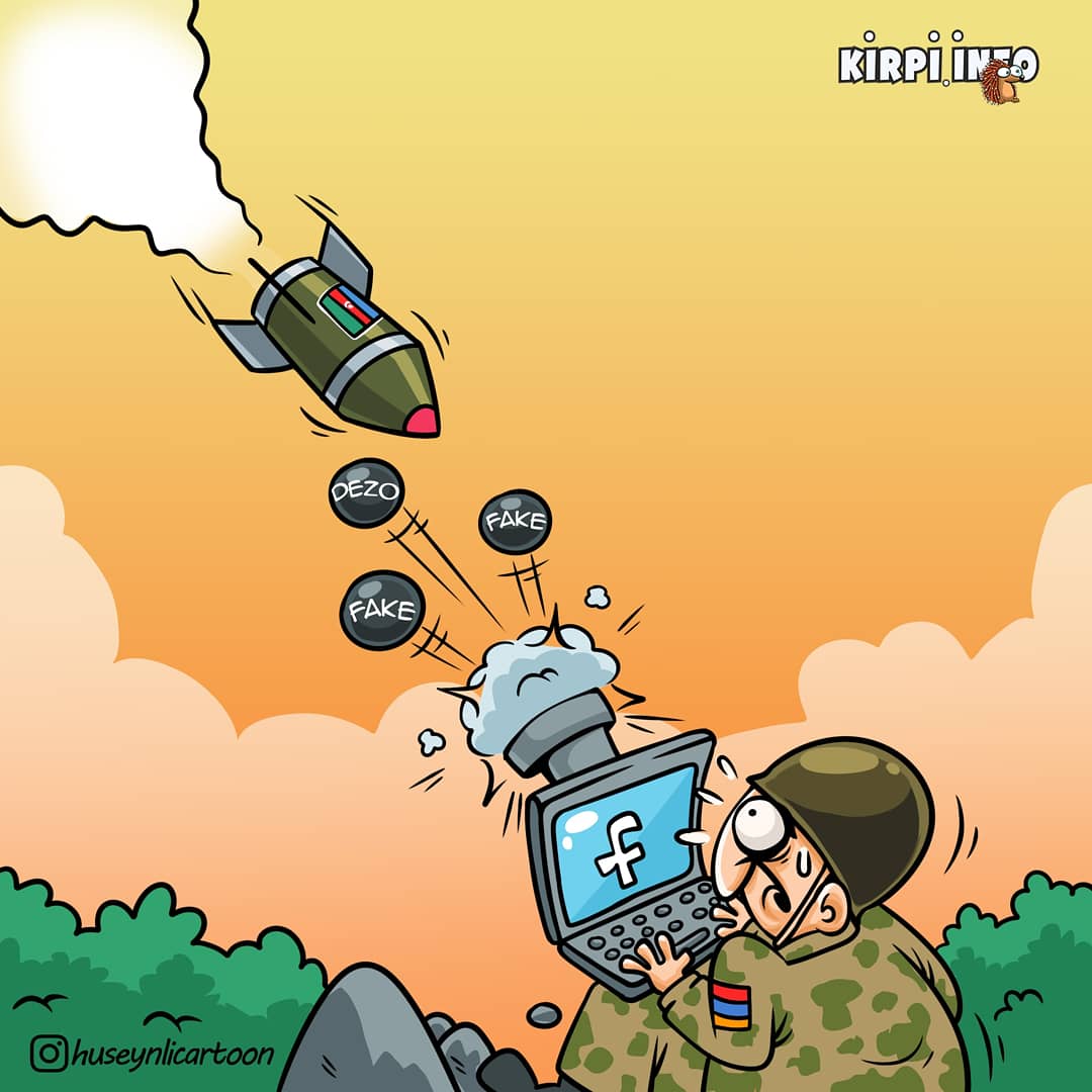 Война в Карабахе в карикатуре