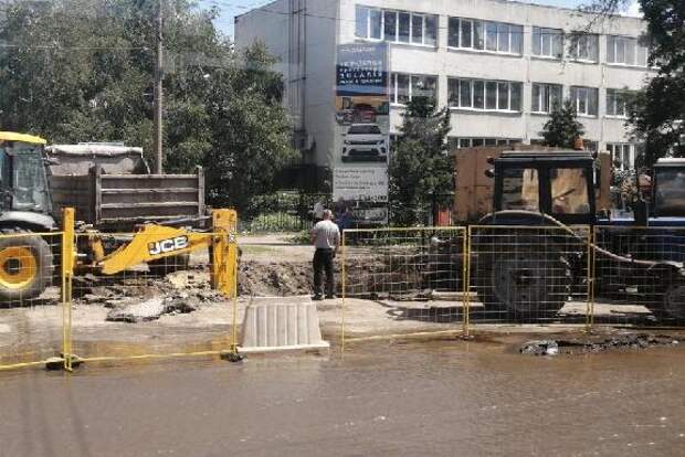 В Тамбове для ликвидации коммунальной аварии вскроют дорожное полотно на Советской