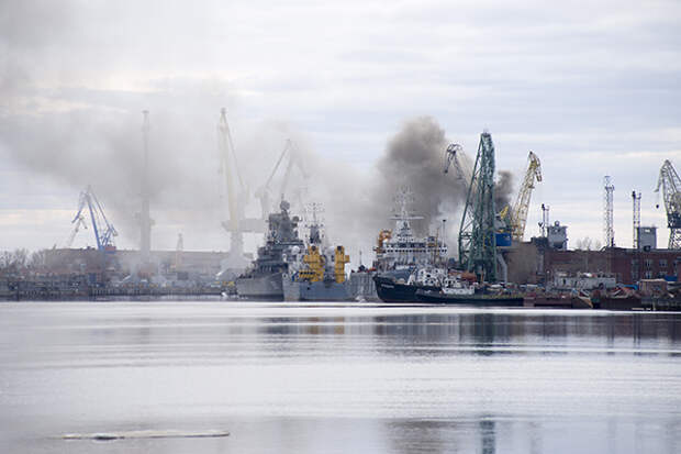 В Петербурге по факту взрыва на корабле возбуждено дело