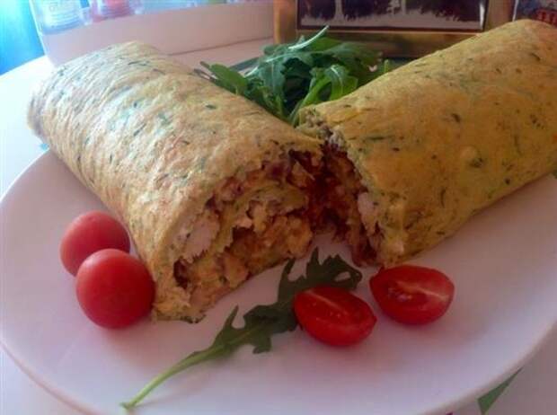 Рулет из кабачков с курицей и грибами - пошаговый фото-рецепт