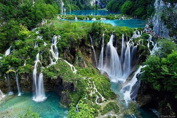 3 Водопады Плитвицких озер, Хорватия водопад, красивые места, природа, самые красивые водопады