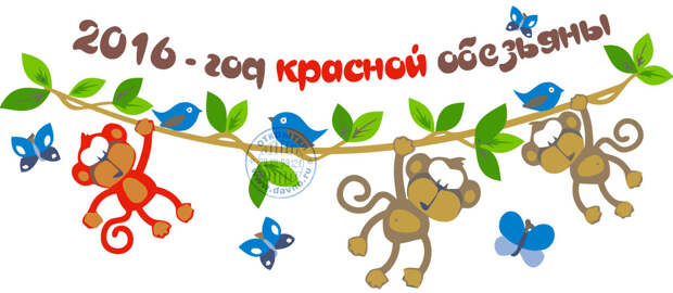 2016 год красной обезьяны