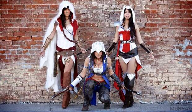 добротный косплей на игру Assassin's Creed
