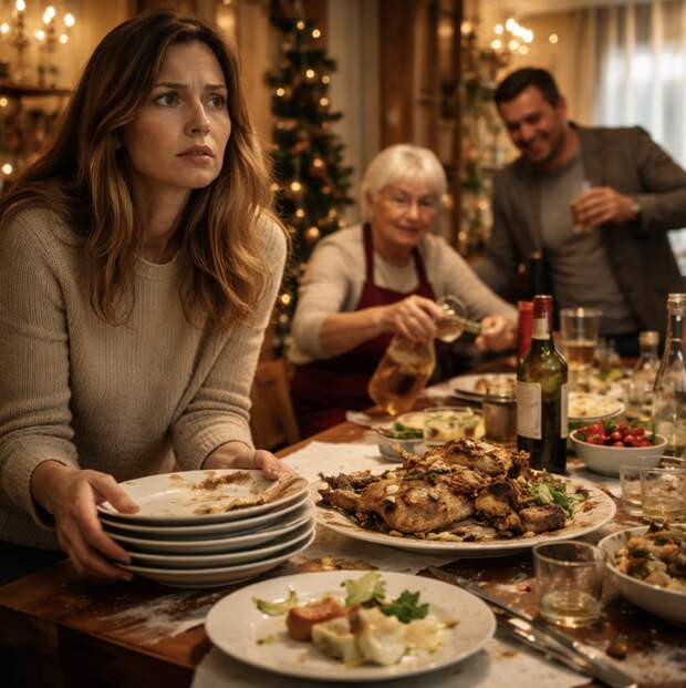 Убирайся вместе со всей родней, чтобы к вечеру вас тут не было, — сорвалась Алина. Муж тут же пожалел, что привёз семью на праздник