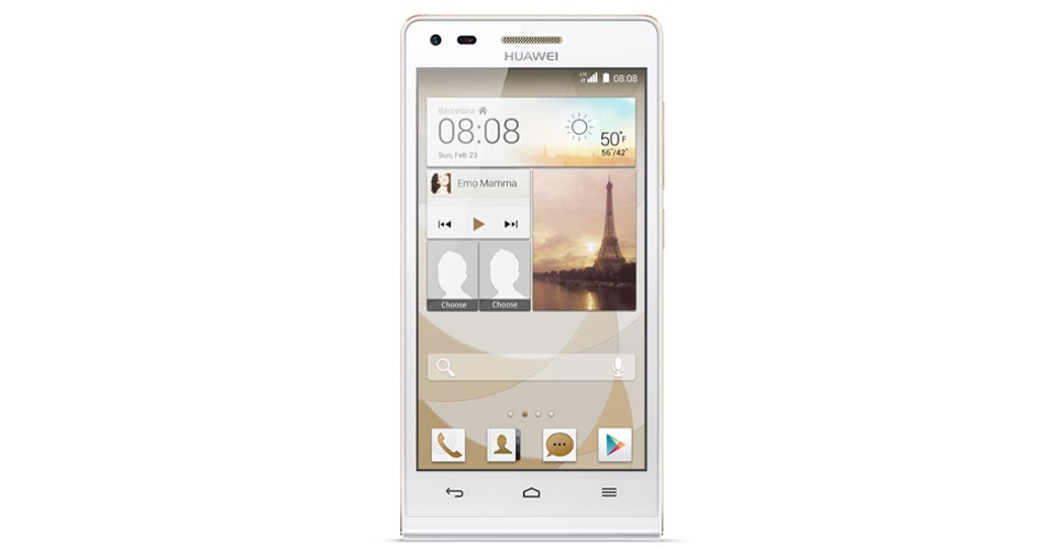 Huawei Ascend G6 Qualcomm Quad Core 4.5" IPS 960*540 px 5MP 8MP Camera 1GB RAM 4GB ROM Android 4.3 WCDMA Dual Sim