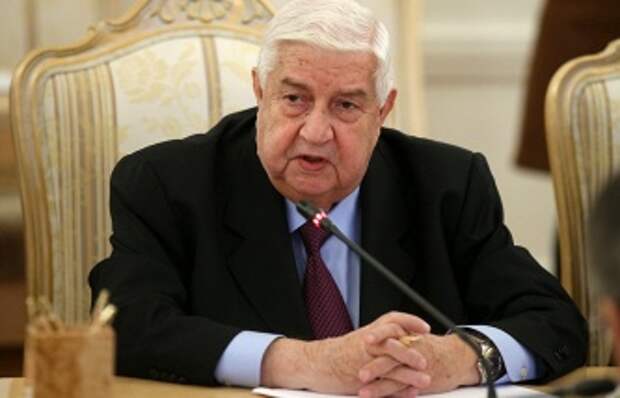 Министр иностранных дел Сирии Валид Муаллем