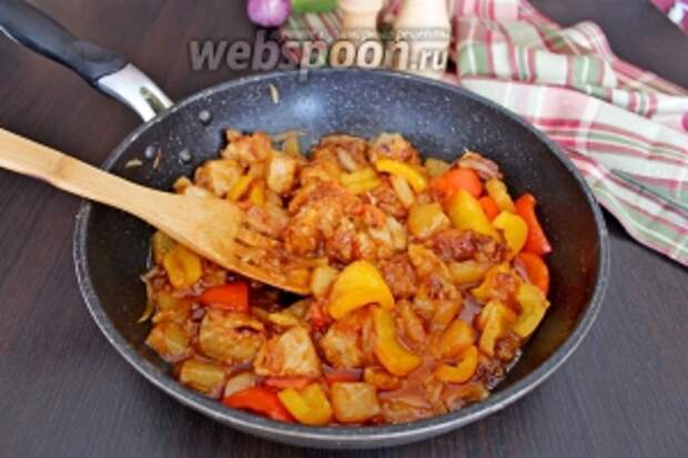 Наше мясо по-китайски готово!!! Подавать надо сразу. Приятного аппетита!