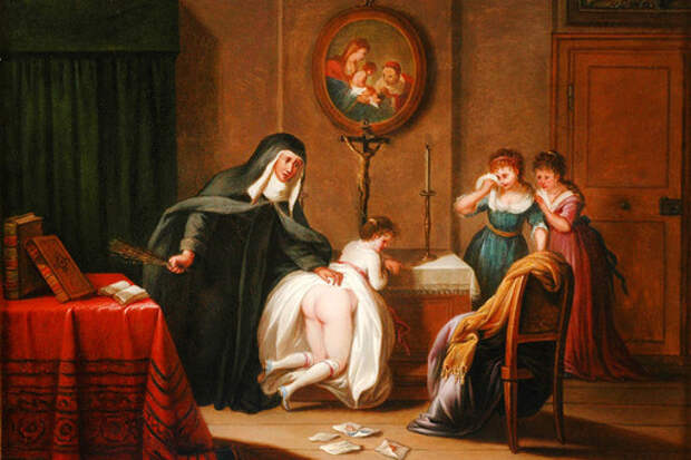 Адам Браун, «Порка девушек в школе-пансионе», 1789 год