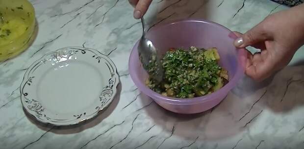 закуска из кабачков с чесноком
