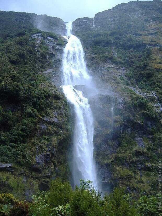 6.  Водопад Сазерленд водопады, красота, природа
