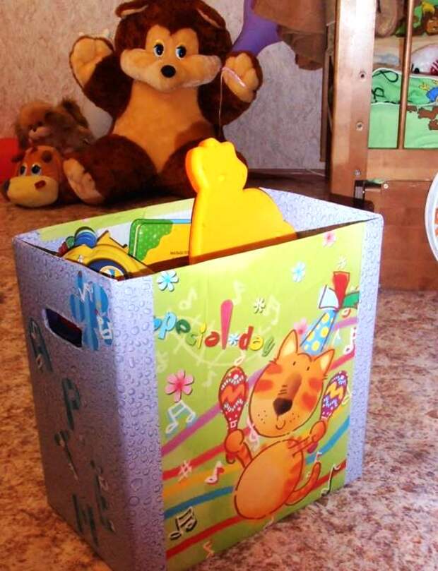 короб для игрушек своими руками