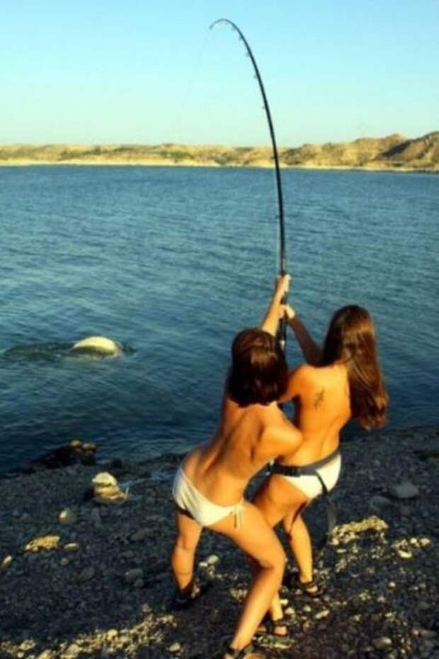 Девушки на рыбалке рыбалка и девушки, фото