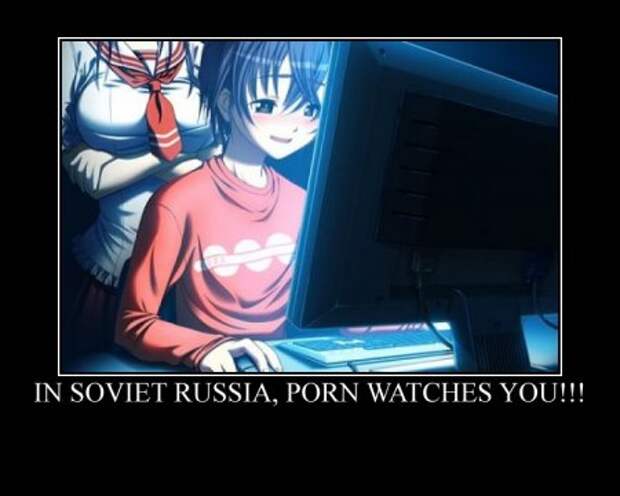 In soviet russia - Категория демотиваторов у американцев про Россию.
