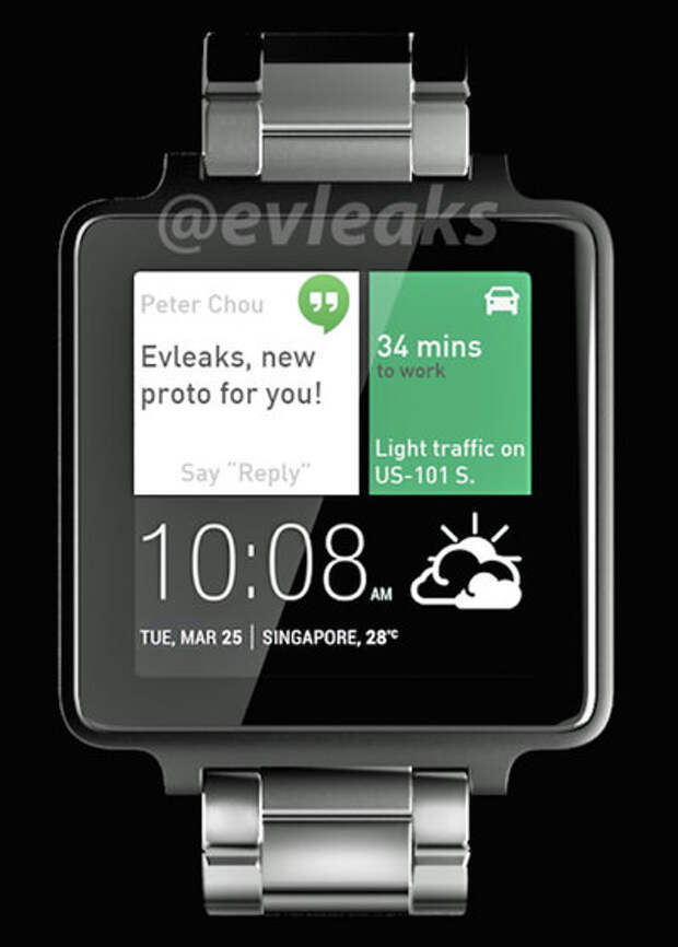 Часы HTC с Android Wear