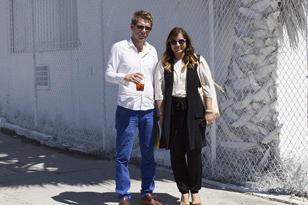 Vincent Lamouroux and Rossana Vanoni at Projection LA