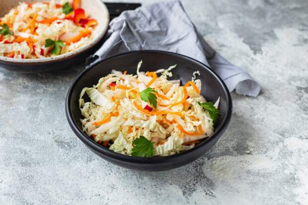 20 самых вкусных ПП салатов из пекинской капусты