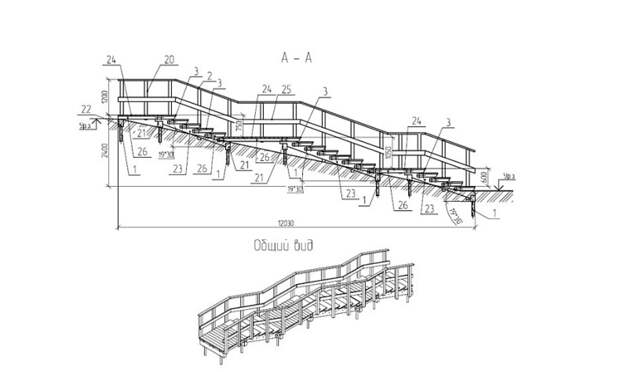 В Красноборске лестницы на набережной оденут в лиственницу