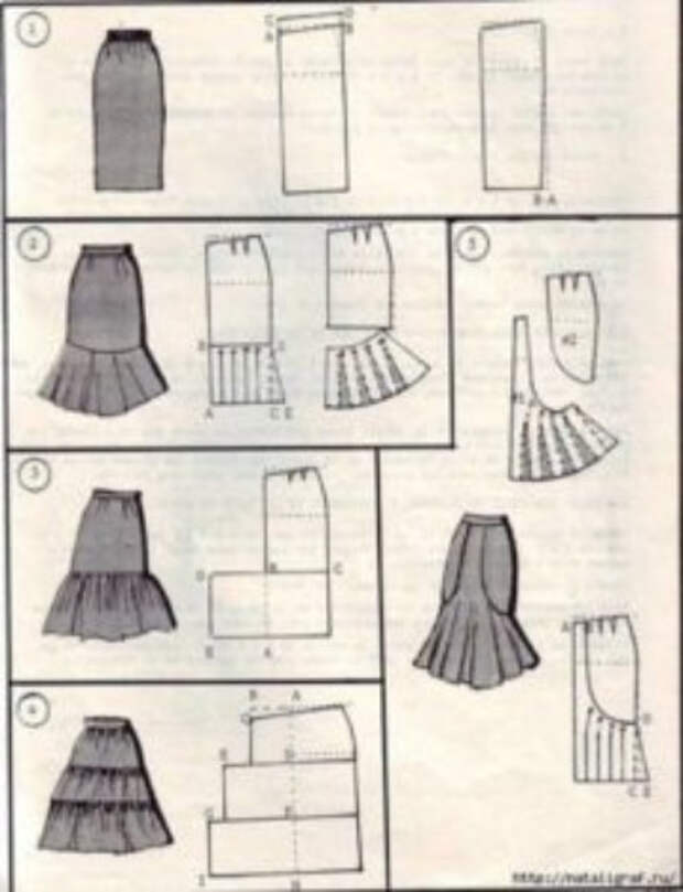 Юбок много не бывает: коллекция выкроек, достойная внимания....