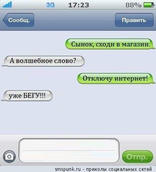 Сынок, сходи в магазин